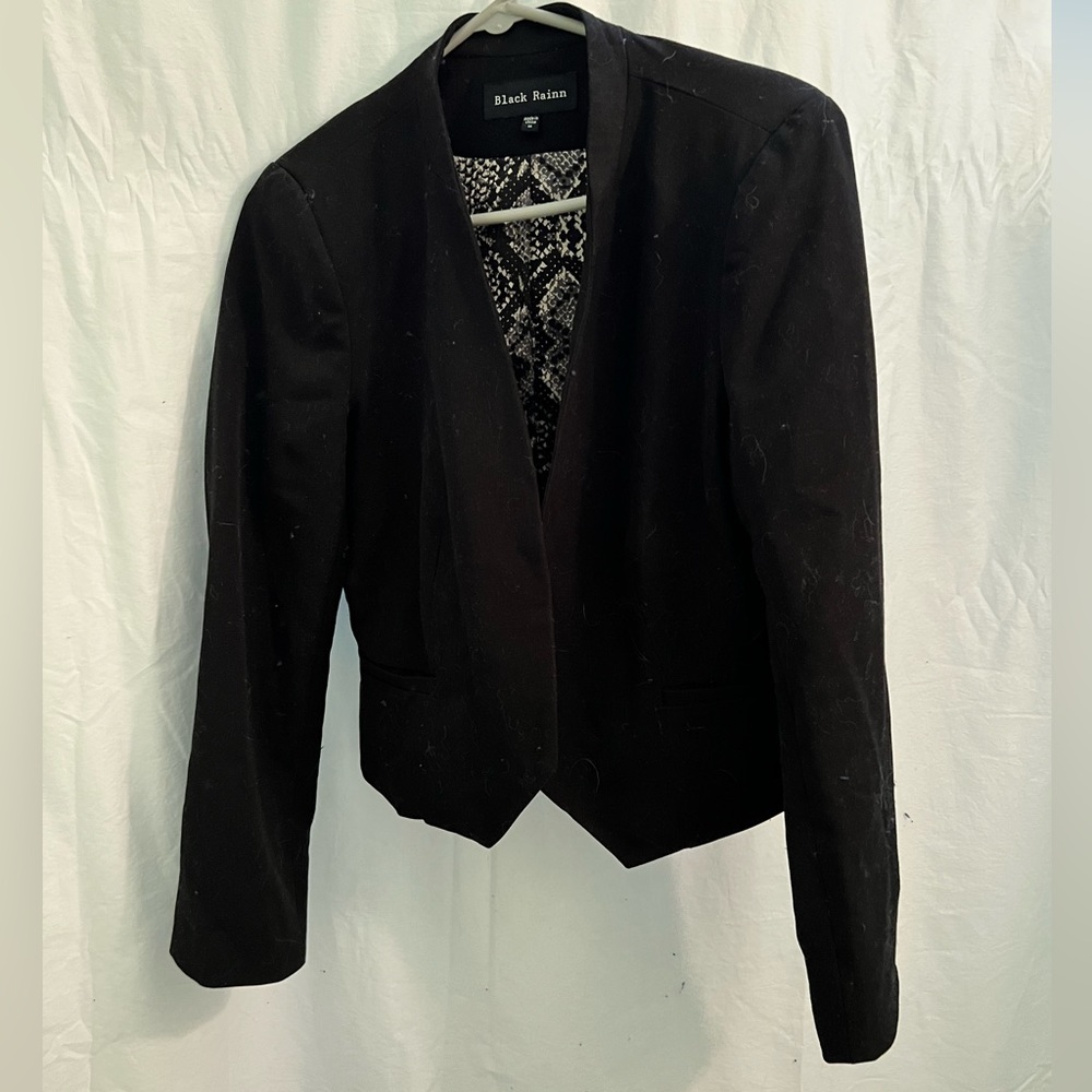 Women’s Black Rainn Blazer with Beautiful Lining